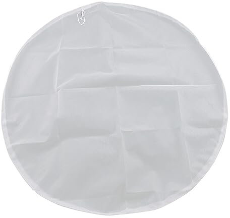 Rete per barile di pioggia, copertura per barilotto di pioggia con secchio con coulisse, protezione per serbatoio, raccolta dell'acqua, copertura per schermo a rete per secchio di pioggia,95cm