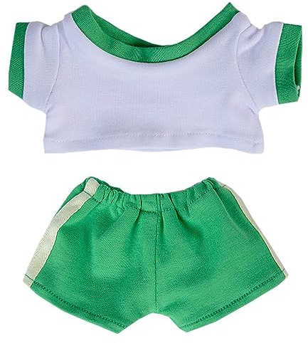 niannyyhouse 10 cm 15 cm 20 cm Plüsch Puppe Kleidung Kontrast T-Shirt Hosen Sportbekleidung Set Weiche Gefüllte Plüsch Spielzeug Dress Up Zubehör (a2, 20cm)