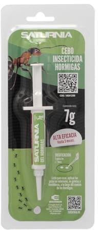 SATURNIA Cebo Insectida Gel Hormigas Jeringa 7 Gramos