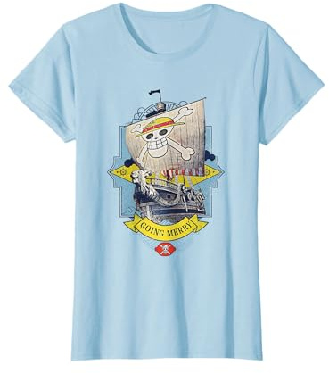 One Piece Going Merry Chapeau de paille Pirates Anime T-Shirt