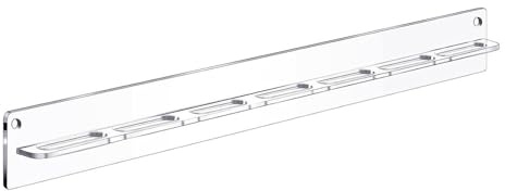Duyeuau Étagère à lunettes murale en acrylique à suspendre non perforée