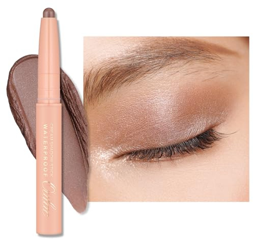 Oulac Sombra de Ojos en Barra Automático Acabado Satinado Moca - Resistente al Agua y a Los Borrones, Dura 16 Horas+, Textura Cremosa y Sedosa, Vegano, WA02 Opulent Affair