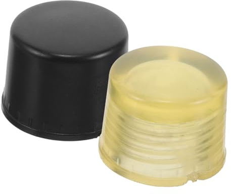 HOMSFOU Punte di ricambio per martello in gomma a doppia testa, resistenti, per la lavorazione del legno, accessorio per martello non dannoso, compatibile con martelli standard, robusto e pratico