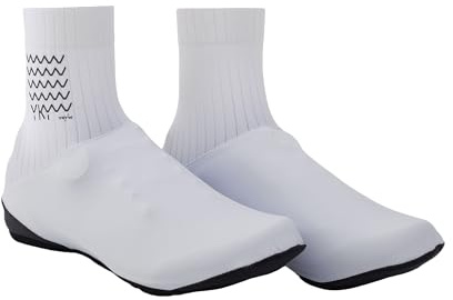 YKYWBIKE Cycling Shoe Covers - Waterproof Bike Shoe Covers Bicycle Shoes Covers Bicycle Overshoes for Mountain Road Bike Shoes White