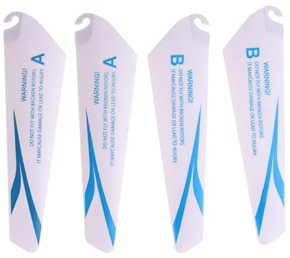 Zambuph langlebig für Ersatzteile für RC Drohnenblätter, Verschiedene Optionen, Propellerblatt für ferngesteuerte Hubschrauber, Blau