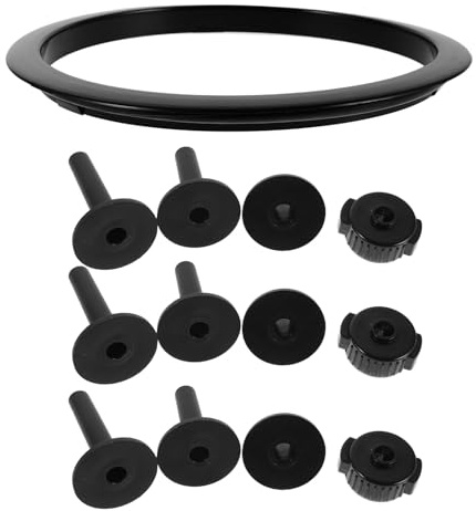 ifundom Accesorios para Batería Protector de Aro para Bombo Herramienta Abridora de Bombo Funda para Platillo para Batería Suministros para Escenario