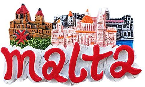3D Malta lettere frigorifero magnete viaggio adesivo souvenir, resina casa e cucina decorazione, magnete frigorifero Malta dalla Cina