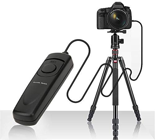 Yunir Shutter Release Remote Control, RS-80N3 SLR Shutter Release Remote Trigger for 7D / 7DII / 6D / 6D Mark II / 50D / 5DII / 5DIII / 5D / 5D4 / 5DS, etc