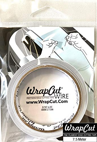 WrapCut-Wire Schneidedraht 7,5m x 4mm, Schneidet Dicke Folien (PU, PVC, etc.) ohne Cutter. Schont den Lack (1)