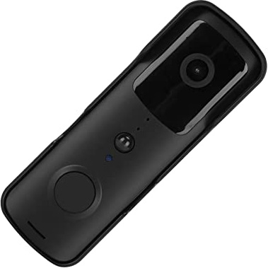 Wireless Ring Camera Outside Ring Camera Wireless Abs V30S For Smart Wifi Video Doorbell 1080P Night Vision Hd Motion Detection Doorbell For Home Black
