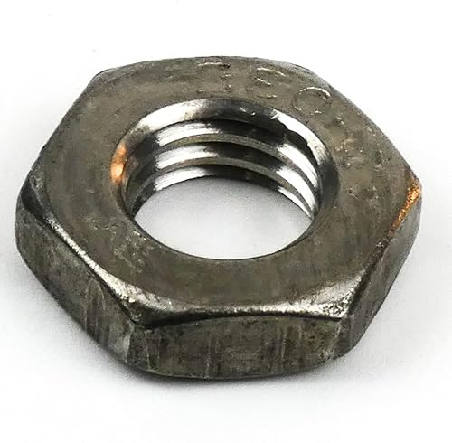 DAUMLINK® Dado basso DIN 439 – Dado esagonale sottile forma B con smusso | Acciaio inox A2 (V2A) | Fissaggio compatto e preciso | 25 pezzi – varie misure (M10)