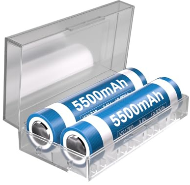 5500mAH 2pcs BOANV ZI7OO Rechargeable Battery 3.6V, 19.80Wh Battery for Electric or Automatic Equipment or Flash Lights(size:2.1cm*7cm*7cm)