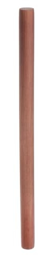 sourcing map Rolling Pin 23.2 x 1.4 Cylindrical Smooth Non-Stick Ebony Wood Kitchen Roller Rolling Pins Small for Dough Baking Pastry Pizza Fondant Bread Making Tools