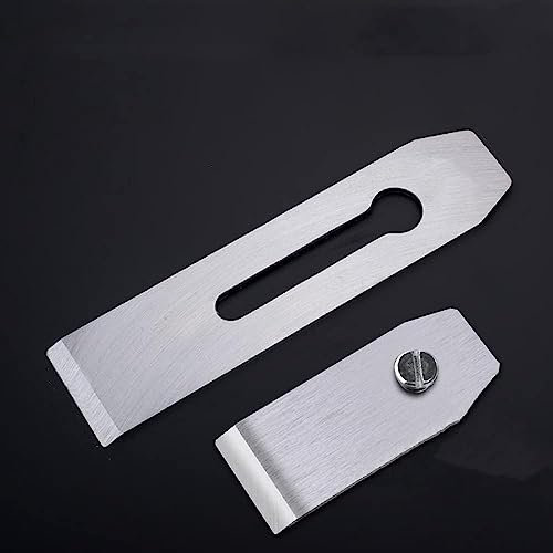 Lame per piallatrice Manuale 180 * 44 * 2.9mm HSS Larghezza taglierina per piallatrice 38 44 51mm Lame per Sega per piallatrice per Legno 183 * 51 * 2.9mm con Copertura per piallatura, 51mm (Copertu
