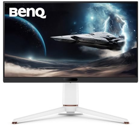 BenQ [Lanzamiento 2025] MOBIUZ EX271Q 27 Pulgadas 2K 180Hz 1ms Monitor para Juegos, Mejora de Detalles de IA, DP 1.4, HDMI 2.0, 65W USB-C, 95% P3, HDR 400, AMD Freesync, KVM, Motor Pixsoul, Control