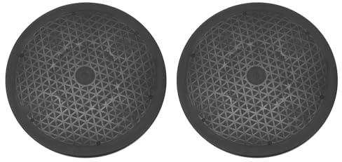 sourcing map 2Pcs 12 Inch Rotating Swivel Stand with Steel Ball Bearings, 360 Degree Rotating Lazy Susan Turntable Organizer Round Rotating Plate for TV Sculpture Computers, Black