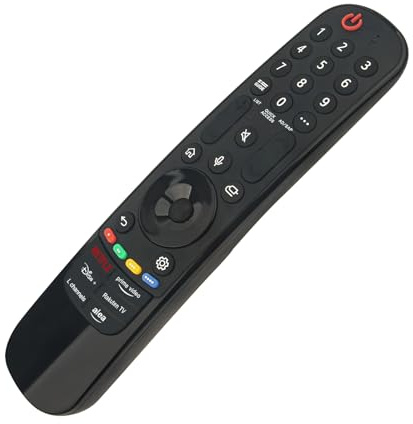 VINABTY Telecomando vocale universale sostituito Adatto per LG OLED42C44LA OLED48C45LA OLED55C45LA OLED65C45LA OLED77C45LA 43NANO81T6A 43UT81006LA OLED Evo 4K UHD Smart TV