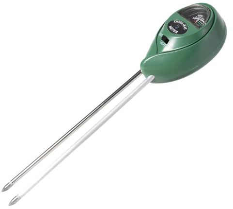 Misuratore di umidità del terreno,Tester di illuminazione del sensore di pH Igrometro con quadrante grande - da giardinaggio Misuratore di terreno 3 in 1 per giardinaggio in vaso