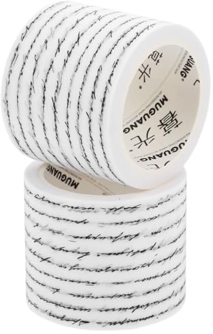 Homoyoyo Washi Tape Set 2 Rollen 1.38 Zoll Gothic Stil Selbstklebendes Dekoratives Klebeband Für Scrapbooking Handbuch Aufkleber Diy Basteln