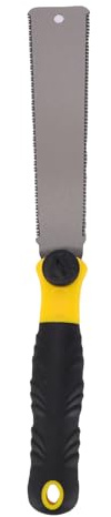 YUKERMARB Miter Box and Saw Set, ABS Material, Features 3 Replaceable Blades for Wood and Plastic, Perfect for Baseboard and Picture Frame Cutting