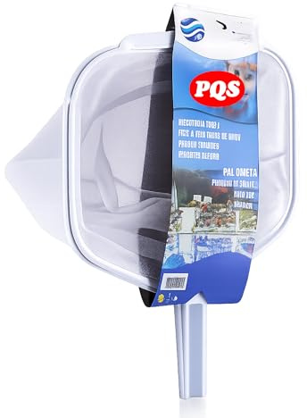Recoge Hojas Piscina con Fijacion Palomilla para Pertiga 26 mm Red Limpia Piscinas con Bolsa Grande Accesorio de Mantenimiento Resistente Blanco para Hojas Insectos Suciedad Superficie Agua Uso