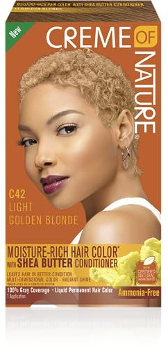 Creme of Nature Moisture Rich Hair Color with - C42 Light Golden Blonde