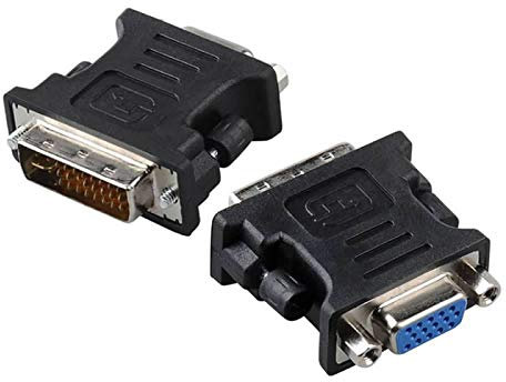 superior ZRL® DVI-I 24+5 Broches DVI mâle vers VGA Adaptateur vidéo convertisseur vidéo pour PC Portable