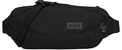 AEVOR Shoulder Bag Black Eclipse - Wasserabweisende Schultertasche - Schnell Zugängliches Handyfach - Innenliegende Meshtasche - Nachhaltiges Material