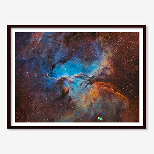 Astrography Kunstdrucke The Creation of Cosmos - Poster Weltall Deko für Büro, Wohnzimmer, Schlafzimmer - Geschenk zum thema Space, NASA und Astronomie (140 x 100 cm)