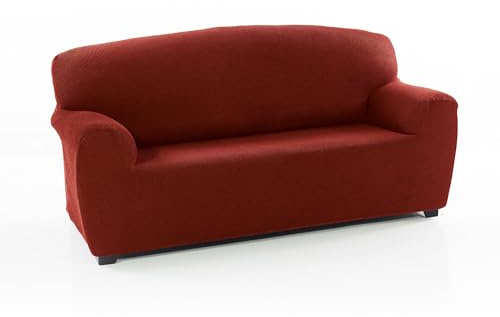 MAXIFUNDAS | Funda de Sofá Ajustable Strada | Color Caldera | Tamaño 4 plazas | Alta Elasticidad y Tacto Suave | Protege y Renueva tu Sofá | Fabricada en España