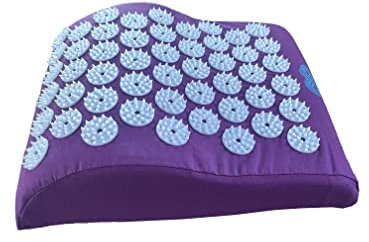 OR8 Wellness Cuscino per agopressione per spalle e cervicale per dolore al collo e emicrania, cuscino massaggiante, fornisce supporto solido e sicuro viola