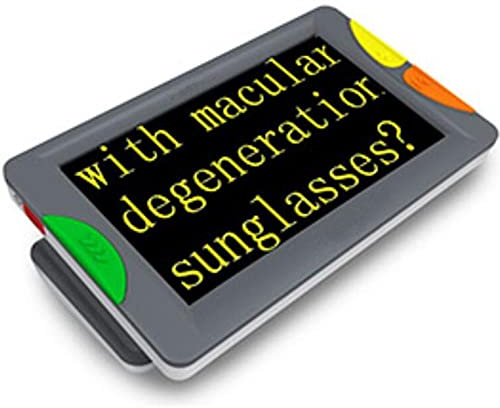 TAHALI 4.3 Pollici Videoingranditore Digitale Portatile per Ipovedenti Ausilio Visivo per Lettura 2X-32X Zoom 26 modalità Colore, Obiettivo Close-up 1 Milioni di Pixel Supporta