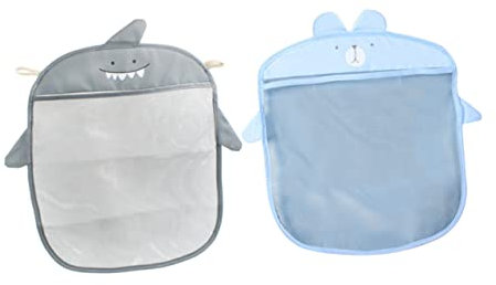Alipis 2stücke Hängende Aufbewahrungstasche Mit Saugnapf Cartoon-Netz Design Wandmontage Organizer Für Badezimmer Wohnzimmer Praktisch Und Platzsparend Und Leicht Zu Reinigen