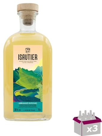 ISAUTIER - Arrangé Intense – citron & gingembre – 30% - 3x70cl