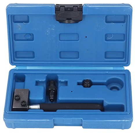 TKSE Bördelgerät Bremsleitung, 3-TLG Bremsleitungs Bördelwerkzeug, 3/16 Zoll Bremsleitungsrohr Doppel Bördelwerkzeug 45 Grad SAE Kohlenstoffstahl Bördelstahl Für Stahlkupferrohre Im Automobilbereich