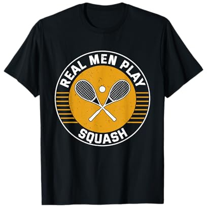 Squash-Spieler spielen - Echte Männer spielen Squash T-Shirt