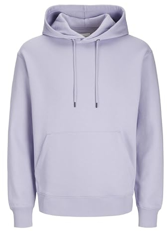 JACK & JONES Jjestar Jj Sweat Hood Noos Felpa con Cappuccio da Uomo, Lavanda Languid, L