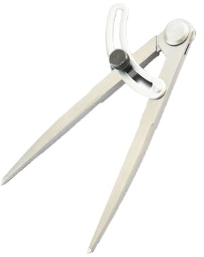 Molyorch Compás de marcado, Grande Compás 20 cm, Compás puntiagudo de 200 mm con lápiz para dibujar para trabajos de metal y cuero Para Dibujo de Círculos, Carpintería, Metalurgia
