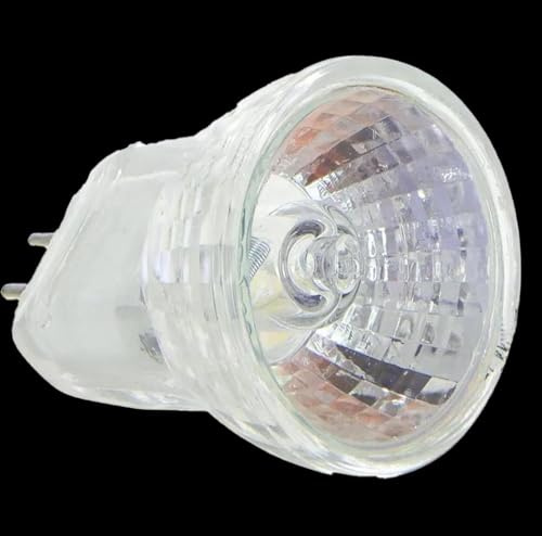 UGEFKMQ 1PC Halogen-Reflektor 5 Watt 6 Volt MR8 Mini Halogen Strahler GU4 Dekorative Niederspannungsbirne Dimmbar 20W
