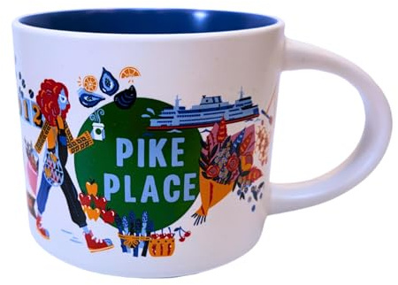 Starbucks Discovery Series Pike Place Mug en céramique 414 ml