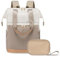 Dokeno Mochila Portatil Mujer, Mochila Impermeable para Portátiles 15.6 Pulgadas Mochila Trabajo Antirrobo con Bolsa Organizadora, Mochila Ordenador Grande para Viajes Trabajo Universidad y Escolar