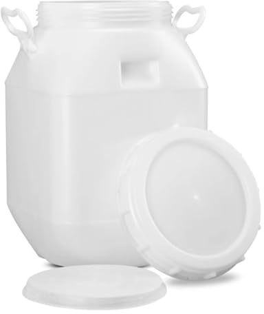HBSSP Barils Plastique avec Couvercles Baril d'eau Seau Fermentation Stockage Qualité Alimentaire Utilisé for Stocker l'eau Potable Le Kimchi