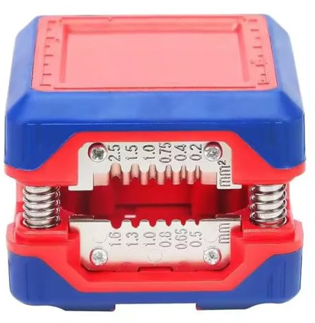 Fegtrtyoa Abisolierzange Drahtschneider Box 0,2-16mm2 Automatische Abisolierzange Crimper Werkzeug Verstellbarer Kabelschneider mit Präzisions-Abisolierzange