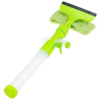 SKISUNO Multi Function Window Wiper Water Spray Window Cleaner Glass Cleaning Tool