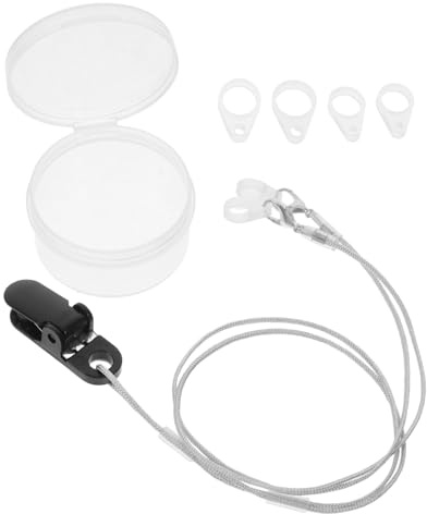 SAFIGLE Sicurezza per Amplificatore Acustico con Clip Antismarrimento Lanyard Resistente e Leggero per Quotidiano Adatto Anziani e Disabili