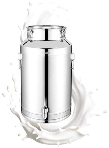 TYUKXJH Contenitore Per Olio Da Cucina | Capacita 5 Litri 9 Litri 14 Chiusura Ermetica Attrezzi Cucina con Coperchio | Contenitore Olio Da - Per Latte Vino Birra Farina Cereali Fagioli Te