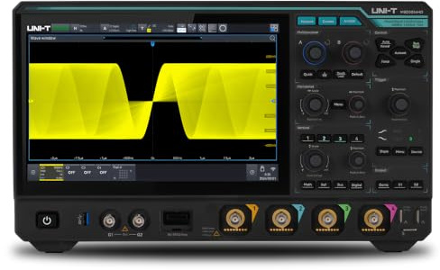 UNI-T MSO3000HD Series High-Resolution Mixed Signal Oscilloscope – 200–500MHz, 4 Analog+16 Digital Channels, 12-bit ADC(MSO3054HD 500Mhz)
