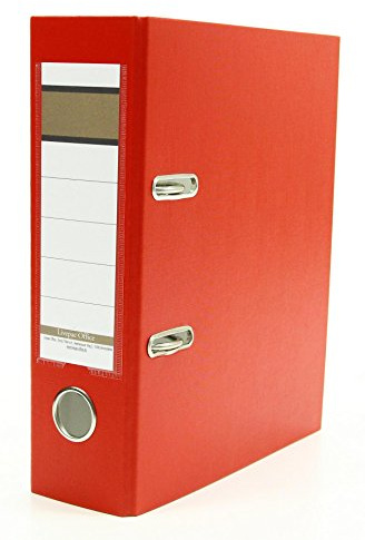 5x Ordner / DIN A5 / 75mm / Farbe: rot