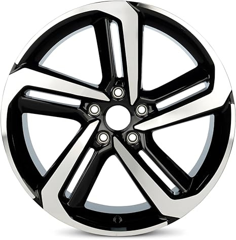For 2018-2022 Honda Accord 19 Inch Machined Black Alloy Rim - OE Direct Replacement - Road Ready Car Wheel