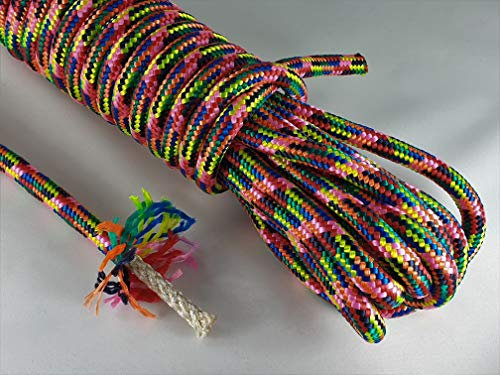 ANBP Buntes Polypropylenseil 10mm / 40m (0,82€/m) Pink Regenbogenfarben